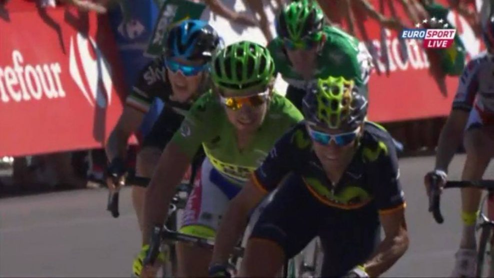 Sagan skončil na Vuelte opäť na pódiu. Zdolal ho iba Valverde