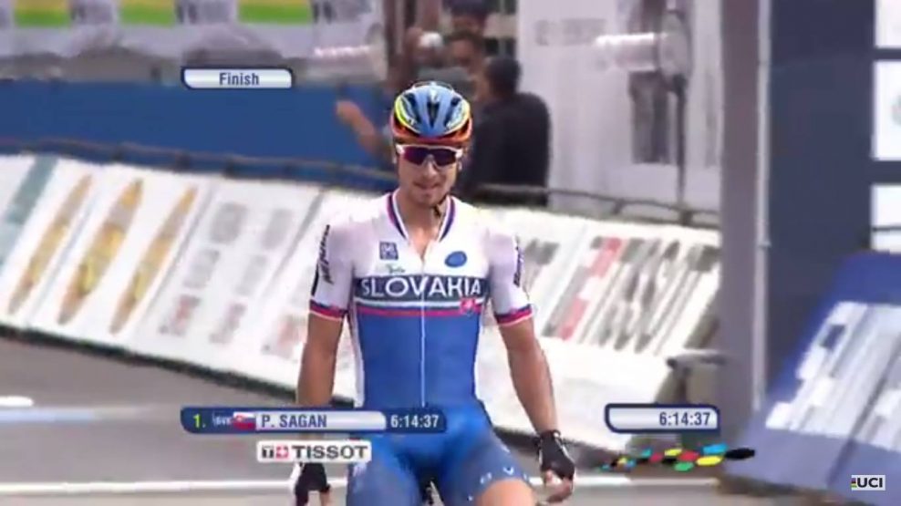 MS: Sagan zariskoval, pred cieľom zaútočil a získal zlatú medailu