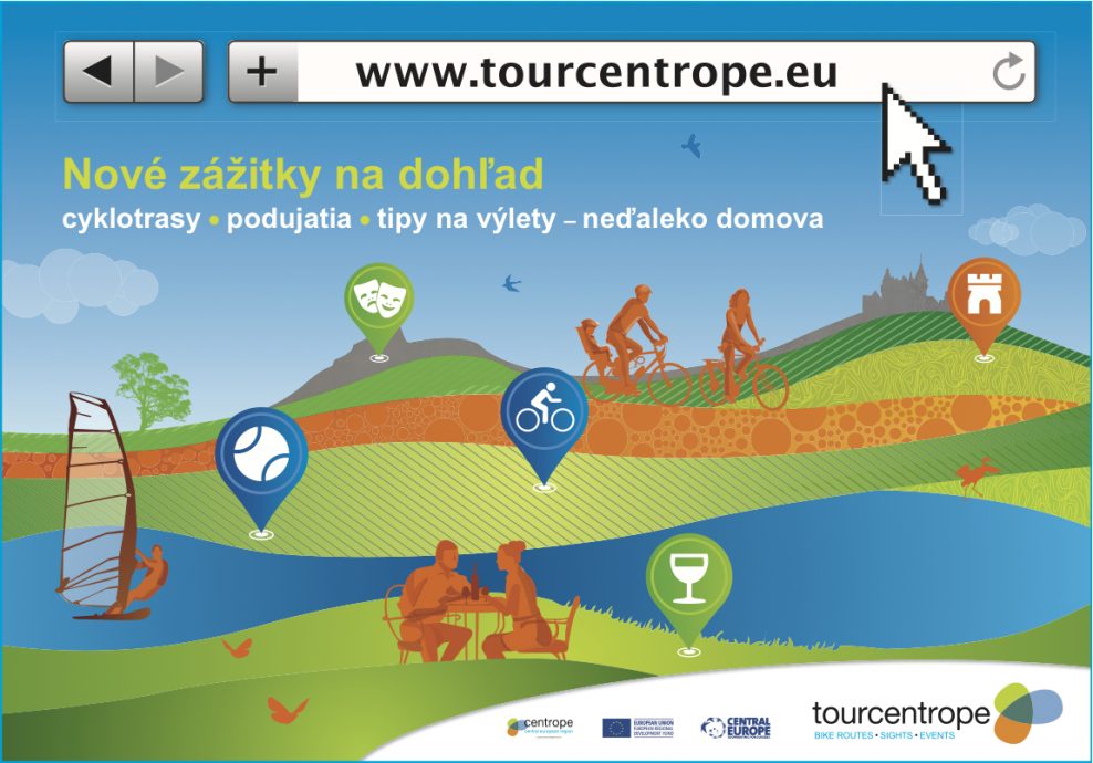 Cestujte po regióne “správnym mixom” vďaka www.tourcentrope.eu