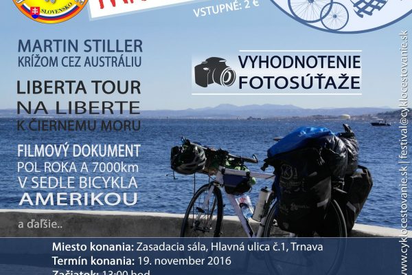POZVÁNKA: III. diel festivalu CYKLOCESTOVANIE 2016