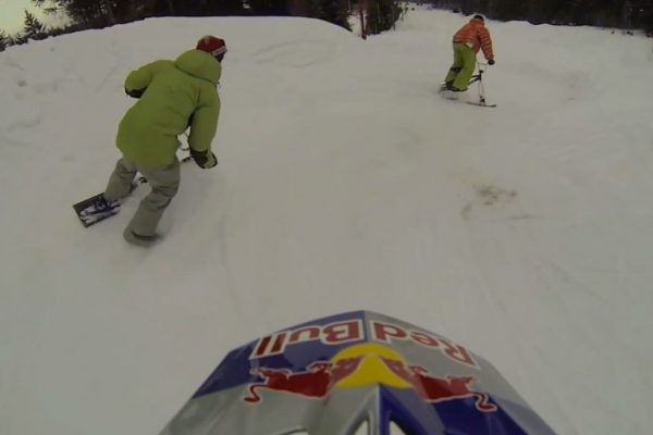Video: 4X na Snowscootoch v podaní Tomáša Slavíka