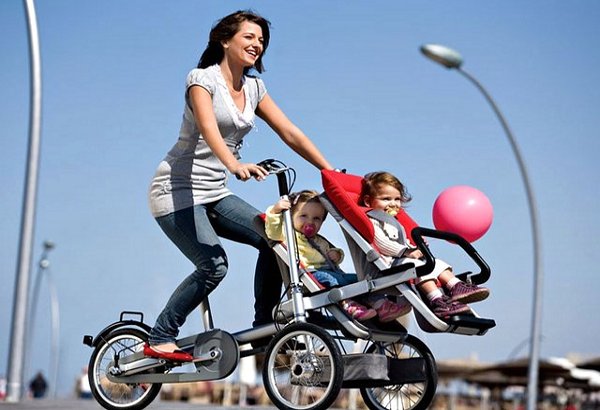 Geniálny nápad na bicykel pre mamičky